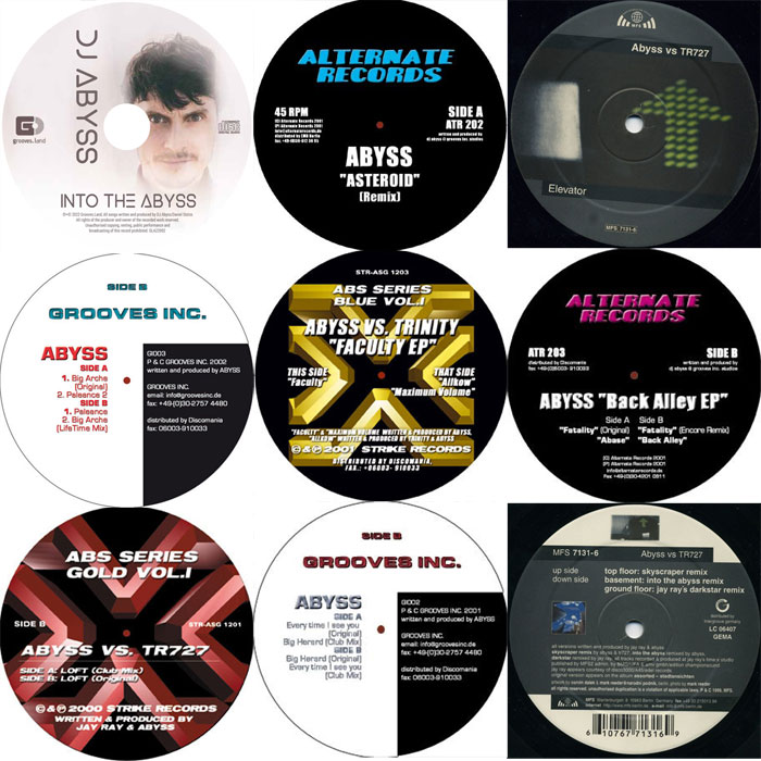 DJ Abyss Vinyl Releases